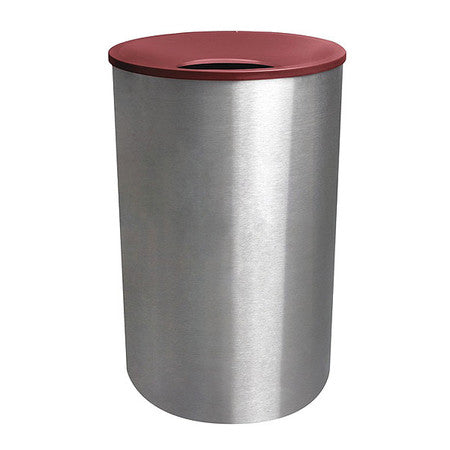 Receptacle,ss,45 Gal.,burgundy (1 Units