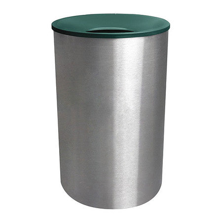 Receptacle,ss,45 Gal.,hunter Green (1 Un