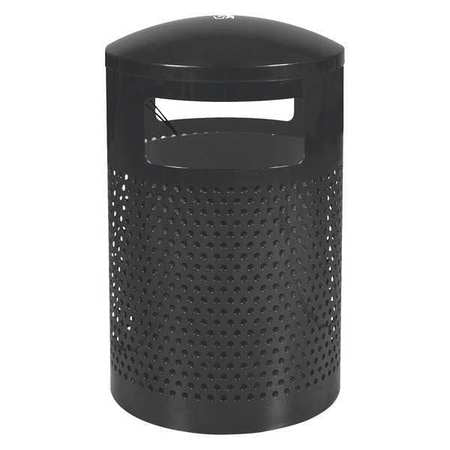 Receptacle,steel,40 Gal.,black Gloss (1