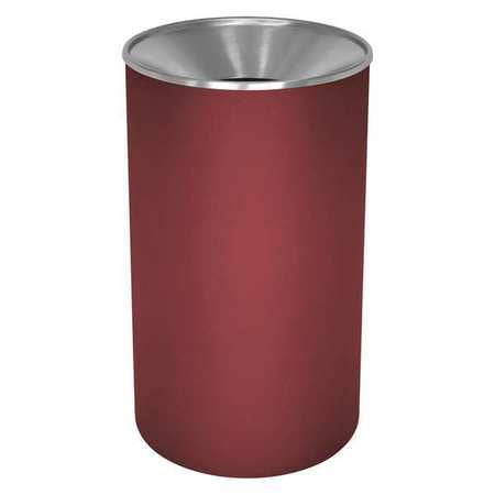 Receptacle,steel,33 Gal.,burgundy (1 Uni