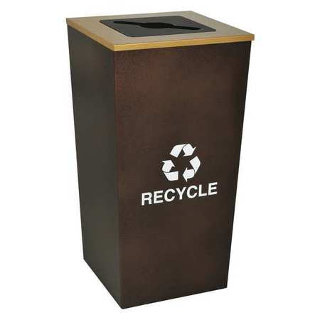 Recycle,steel,34 Gal.,hammered Copper (1