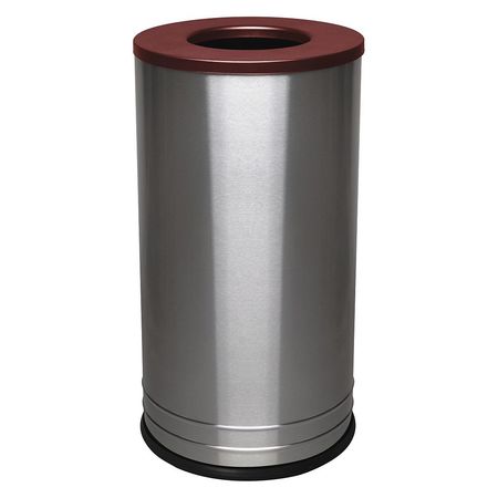 Receptacle,dome Top,18 Gal.,ss,indigo (1