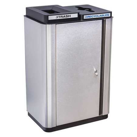 Receptacle,slim,2 Stream,34 Gal. (1 Unit