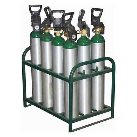 Medical Gas Cart,12 Cyl.,21"wx21"h,27 Lb