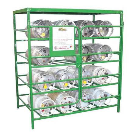 Propane Cage,48" W X36" D X70" H,285 Lb.