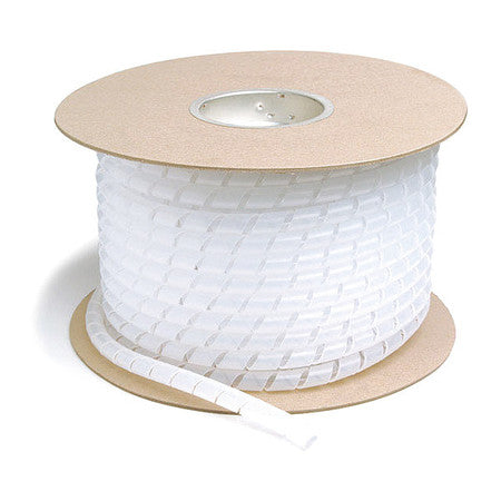 Spiral Wrap,clear,1/2",100 Ft. (1 Units