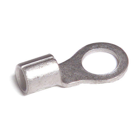 Ring Terminal,uninsulated,8 Ga,1/4",pk25