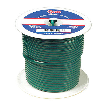 Primary Wire,10 Gauge,green,100 Ft.spool