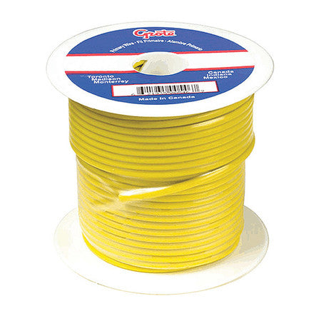 Primary Wire,14 Gauge,yellow,100ft.spool