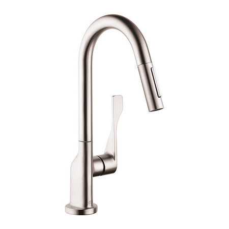 Citterio Prep Kitchen Faucet Steel Optik