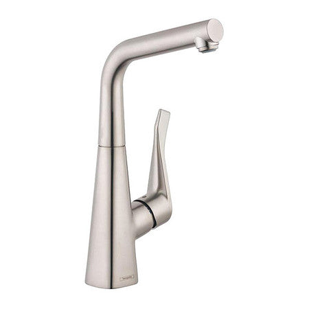 Metris Bar Kitchen Faucet Steel Optik (1