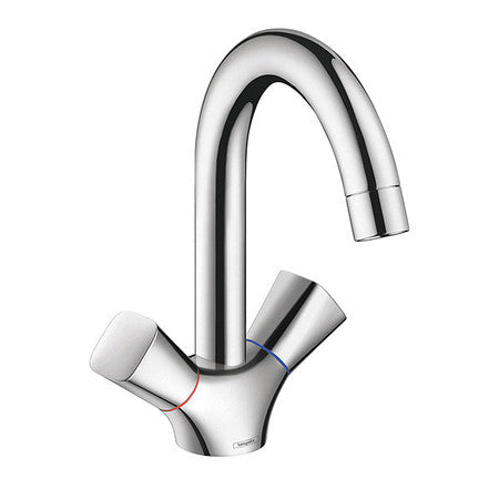 Logis 2 Handle Single Hole Faucet Chrome