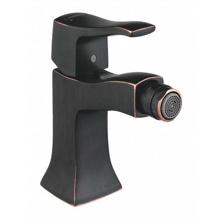 Metris C Single Hole Bidet Rubbed Bronze