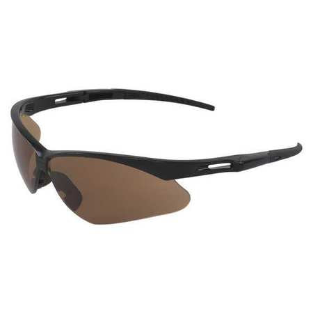 Safety Glasses,blk Frame,brown,anti-fog