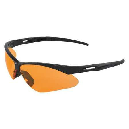 Safety Glasses,black Frame,orange (3 Uni