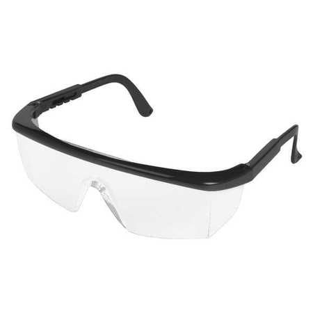 Safety Glasses,black Frame,clr,anti-fog