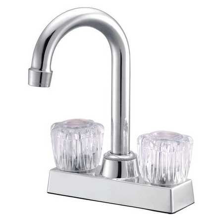 Faucet Bar,compress,2 Acrylic Handl,chrm