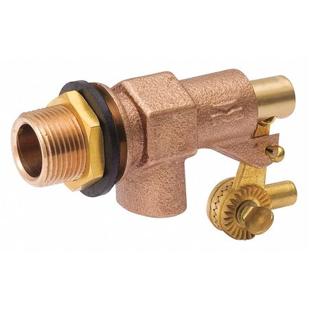 Valve Float Plain Outlet,1/2" (12 Units