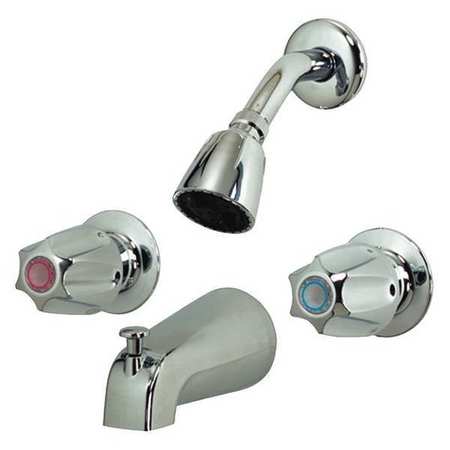 Tub/shower Faucet,2 Metal Handle (1 Unit