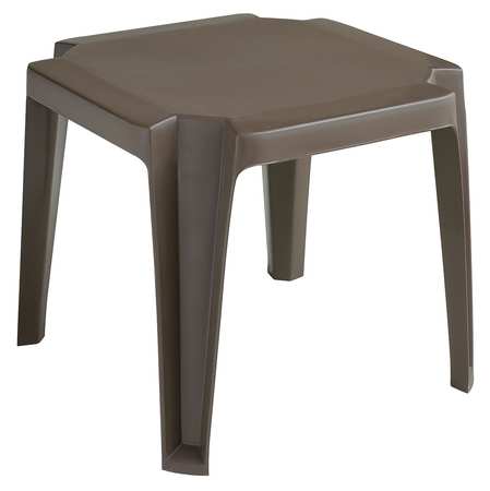 Side Table, Low,17 In,bronze Mist (1 Uni