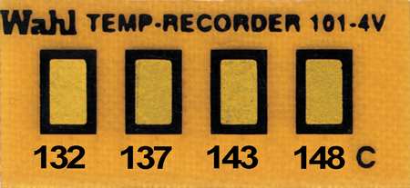 Non-rev Temp Indicator,kapton,pk10 (1 Un