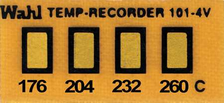 Non-rev Temp Indicator,kapton,pk10 (1 Un