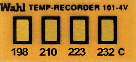 Non-rev Temp Indicator,kapton,pk10 (1 Un