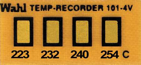 Non-rev Temp Indicator,kapton,pk10 (1 Un