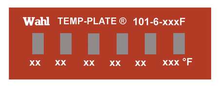 Non-rev Temp Indicator,mylar,pk10 (1 Uni