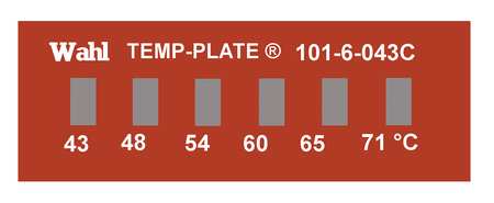 Non-rev Temp Indicator,mylar,pk10 (1 Uni