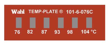 Non-rev Temp Indicator,mylar,pk10 (1 Uni