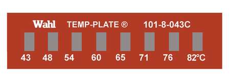 Non-rev Temp Indicator,mylar,pk10 (1 Uni