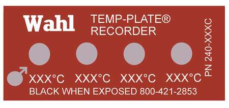 Non-rev Temp Indicator,mylar,pk10 (1 Uni