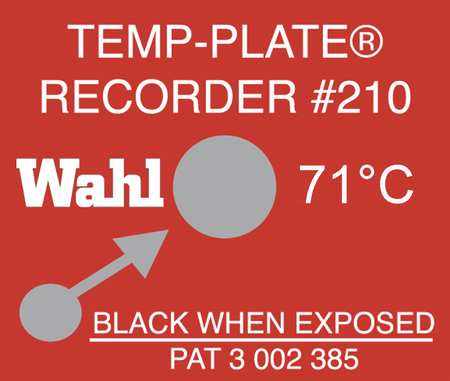 Non-rev Temp Indicator,mylar,pk10 (1 Uni