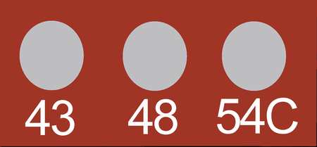 Non-rev Temp Indicator,mylar,pk10 (1 Uni