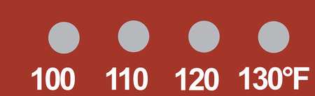Non-rev Temp Indicator,mylar,pk10 (1 Uni