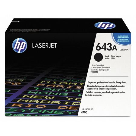 Toner,hp,color Lj4700,blk (1 Units In Ea