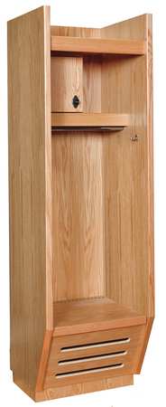 All Wood Open-front Locker,w24xd24xh84 (