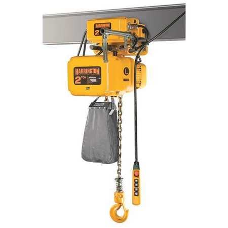 Electric Chain Hoist W/trolley,10,000 Lb