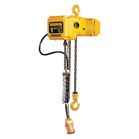 Electric Chain Hoist,2000 Lb.,15 Ft. (1