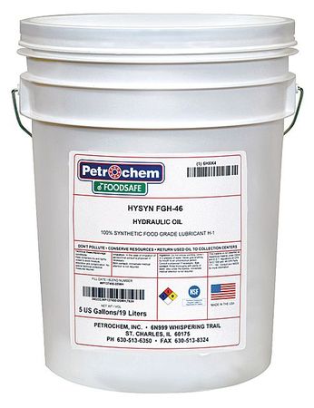 Syn Hydraulic Oil,food Grade,5gal,iso 46