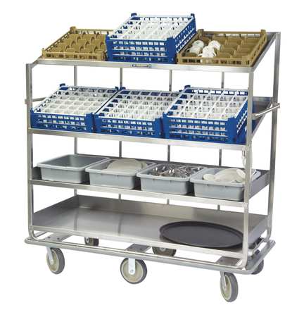 Soiled Dish Cart,l 37-3/4xw 30-7/8 In (1