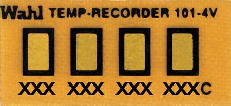 Non-rev Temp Indicator,kapton,pk10 (1 Un