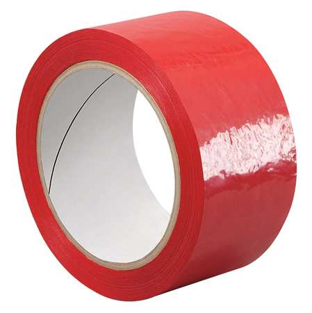 Metalized Film Tape,red,1/2in X 72yd (1