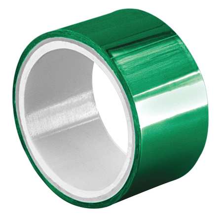 Metalized Film Tape,green,1/2in X 5yd (1