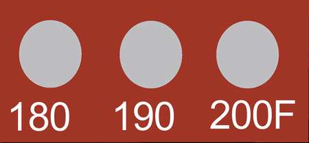 Non-rev Temp Indicator,mylar,pk10 (1 Uni