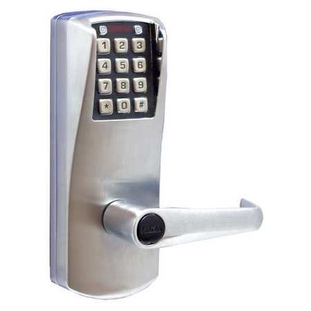 Electronic Lock,satin Chrome,12 Button (