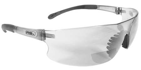 Bifocal Safety Read Glasses,+2.50,clear