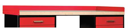 Side/back Rail Kit,60wx24dx4-1/2h,red (1