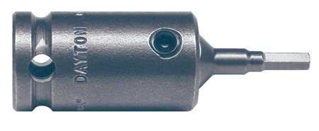 Socket Bit,3/8 In. Dr,5/32 In. Hex (1 Un